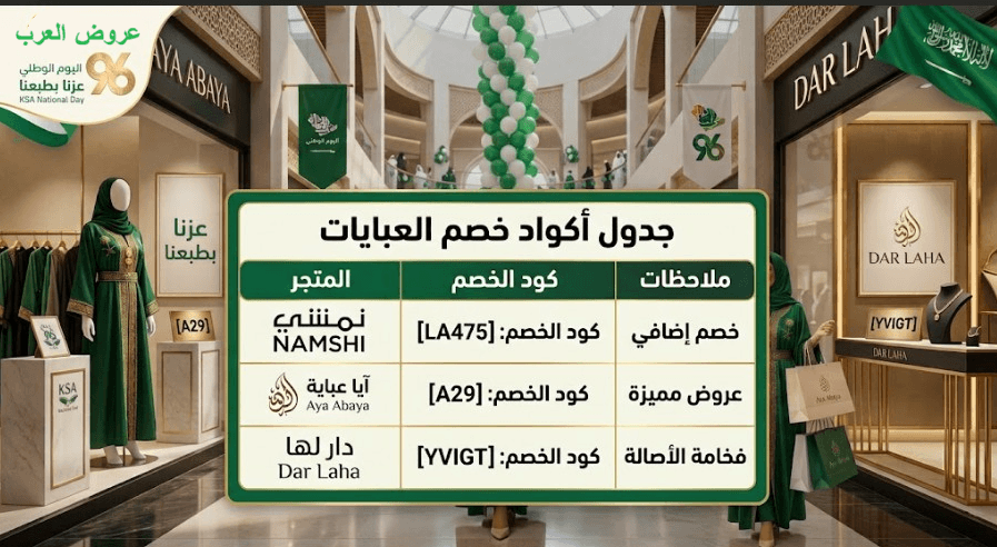 عروض-اليوم-الوطني-السعودي-على-العبايات