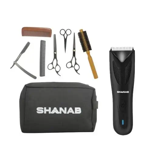 مجموعة العناية المتكاملة بالجسم مكينة وعدة حلاقة - All-in-One Body Grooming Set مع كوبون خصم شنب