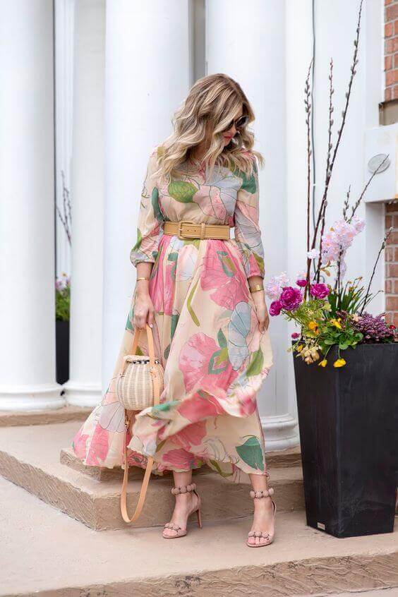 فستان ماكسي طويل Maxi Dress