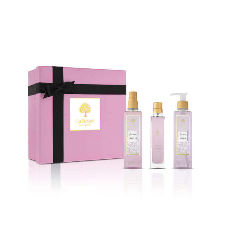 طقم عطور جاسمين 3 قطع مع كوبون خصم درعه للعطرر