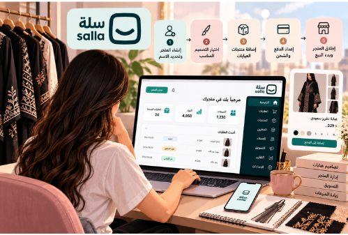 كيف تنشئين متجر عبايات إلكتروني باستخدام سلة؟ دليل خطوة بخطوة