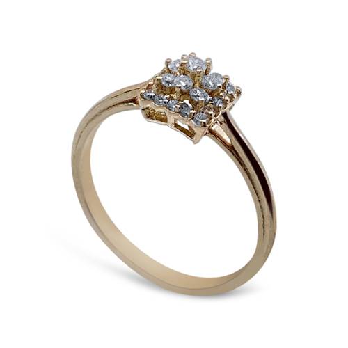 خاتم ألماس روز قولد