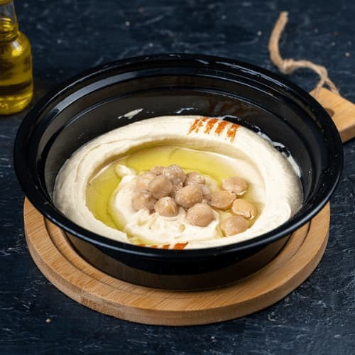 صحن حمص | صحن حمص بالطحينة | حمص صحن - 11cuts